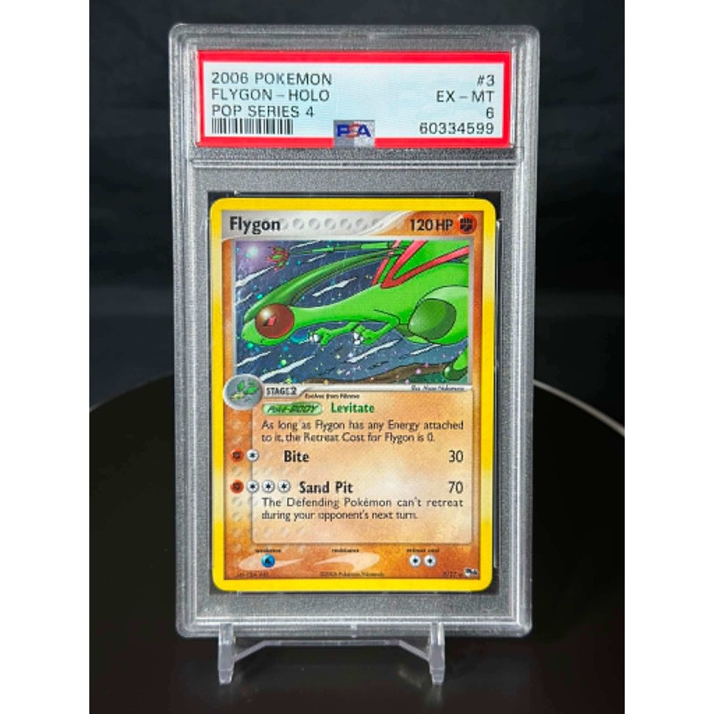 2006 Pokemon POP Series 4 Flygon Holo #3 PSA 6 EX-MT Rare Card